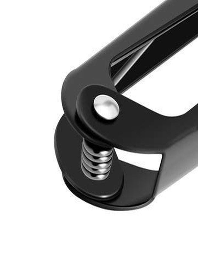 ZUBSHA Carbon Steel Sewing Scissors Cutter Set Trimming Nipper Yarn Lightweight Thread Cutter - Portable Mini Embroidery Clipper Stitching Snip for DIY, Household Supplies (4Pcs, Black) - Image 2